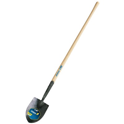 Ames 1258200 47 in Wood Handle No. 00 Irrigating Pony Round Point Shovel   551508360